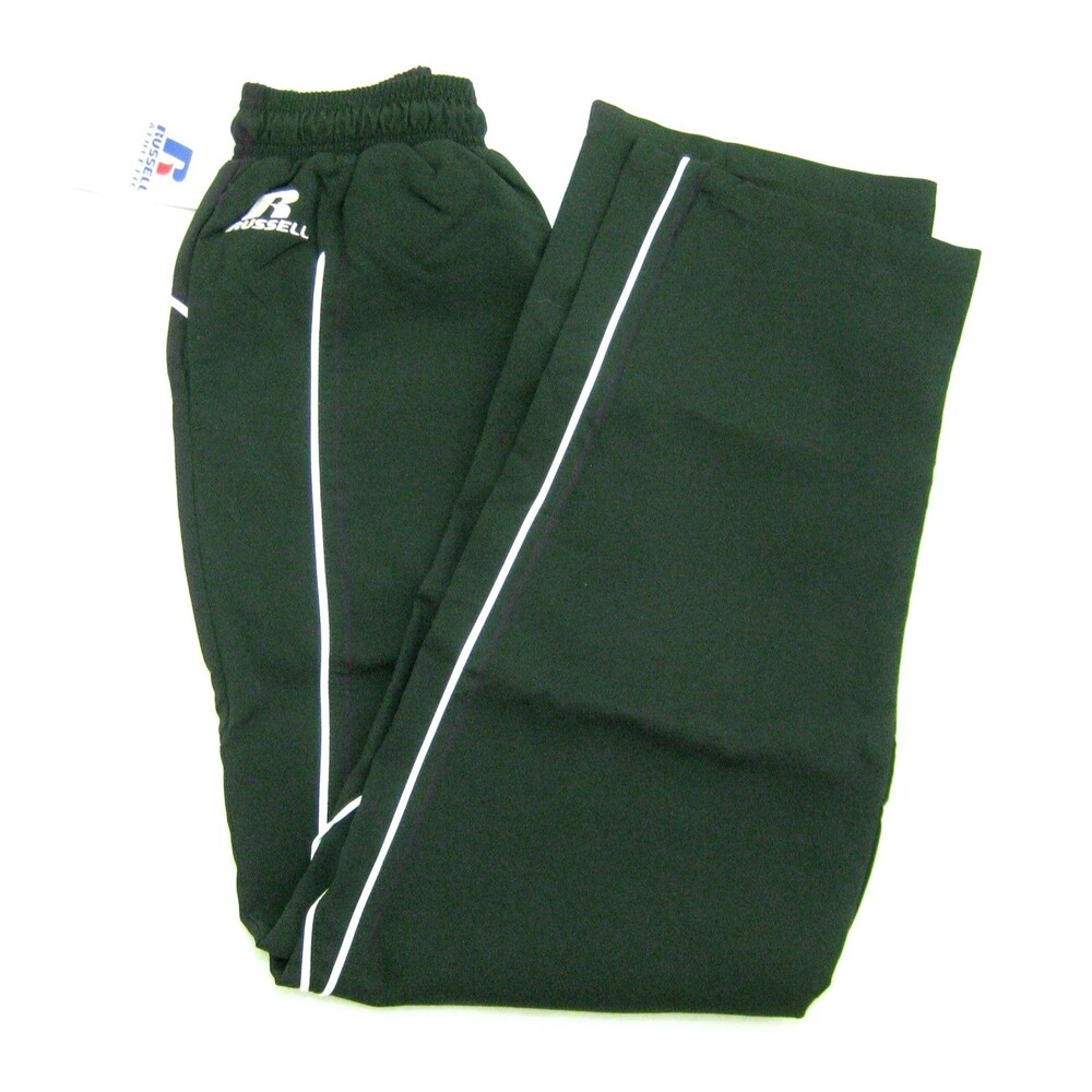 New Russell Athletic Boys Black Size Small Track Pants Jogger Sports Sweatpants